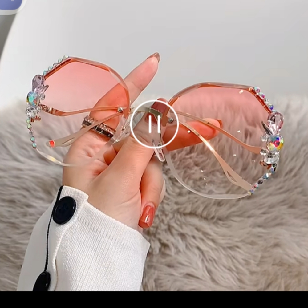 New rimless sunglasses